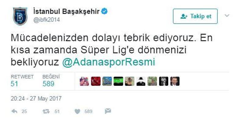 Başakşehirden Beşiktaşa mizahi gönderme