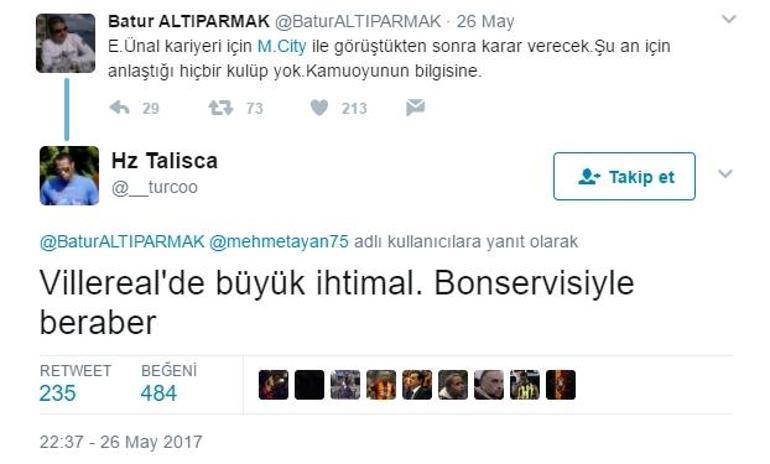 Enes Ünalın transferini bilen adam