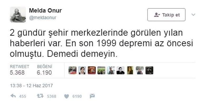 CHPli eski milletvekili Melda Onurun deprem tweeti sosyal medyayı salladı