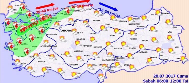 Meteoroloji Editörü Bünyamin Sürmeli İstanbul hava durumu verilerini derledi