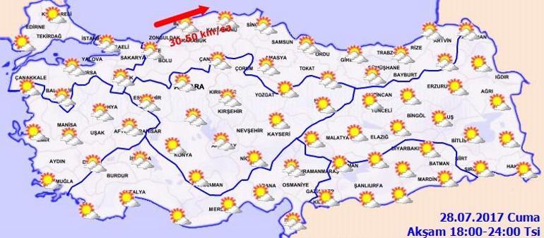 Meteoroloji Editörü Bünyamin Sürmeli İstanbul hava durumu verilerini derledi