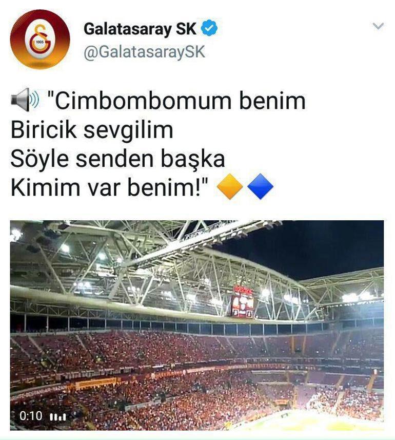 Galatasaray Twitter hesabından sarı-lacivert gafı