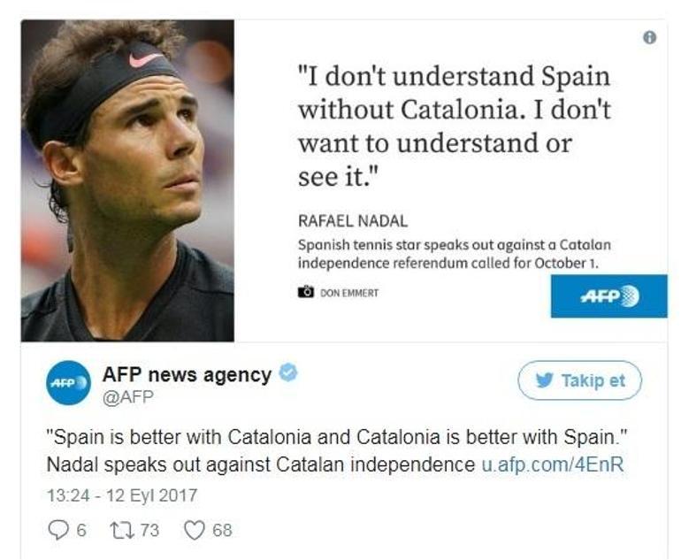 Nadaldan referanduma gitmeye hazırlanan Katalonyaya çağrı