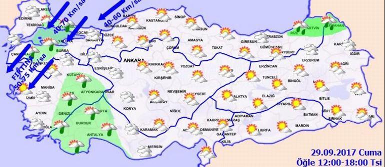İstanbul hava durumu: Meteorolojiden kuvvetli rüzgar uyarısı (29 Eylül)
