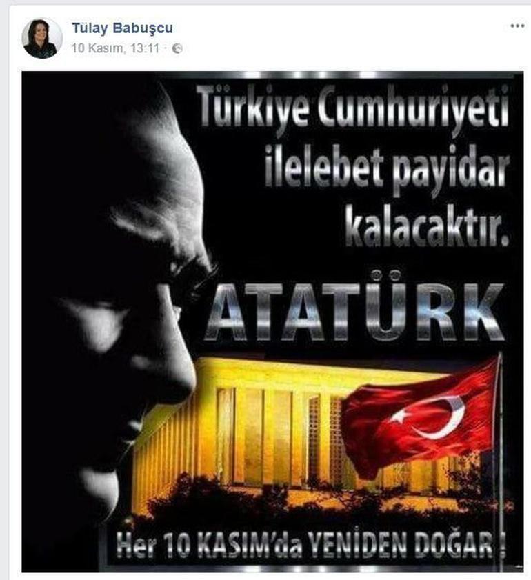 Eski AK Partili vekilden Atatürk paylaşımı