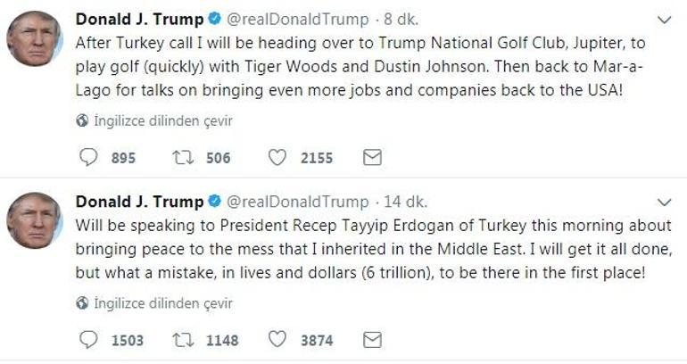 Son dakika: Erdoğan-Trump görüşmesi yapıldı