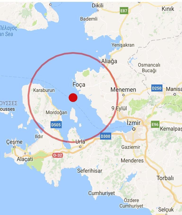 Son dakika...İzmir Körfezinde deprem