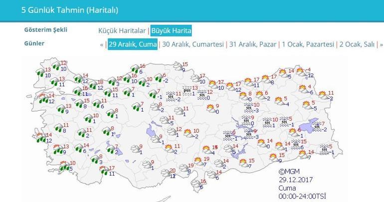 İstanbul hava durumu 29 Aralık: Meteoroloji son dakika hava durumu haberleri