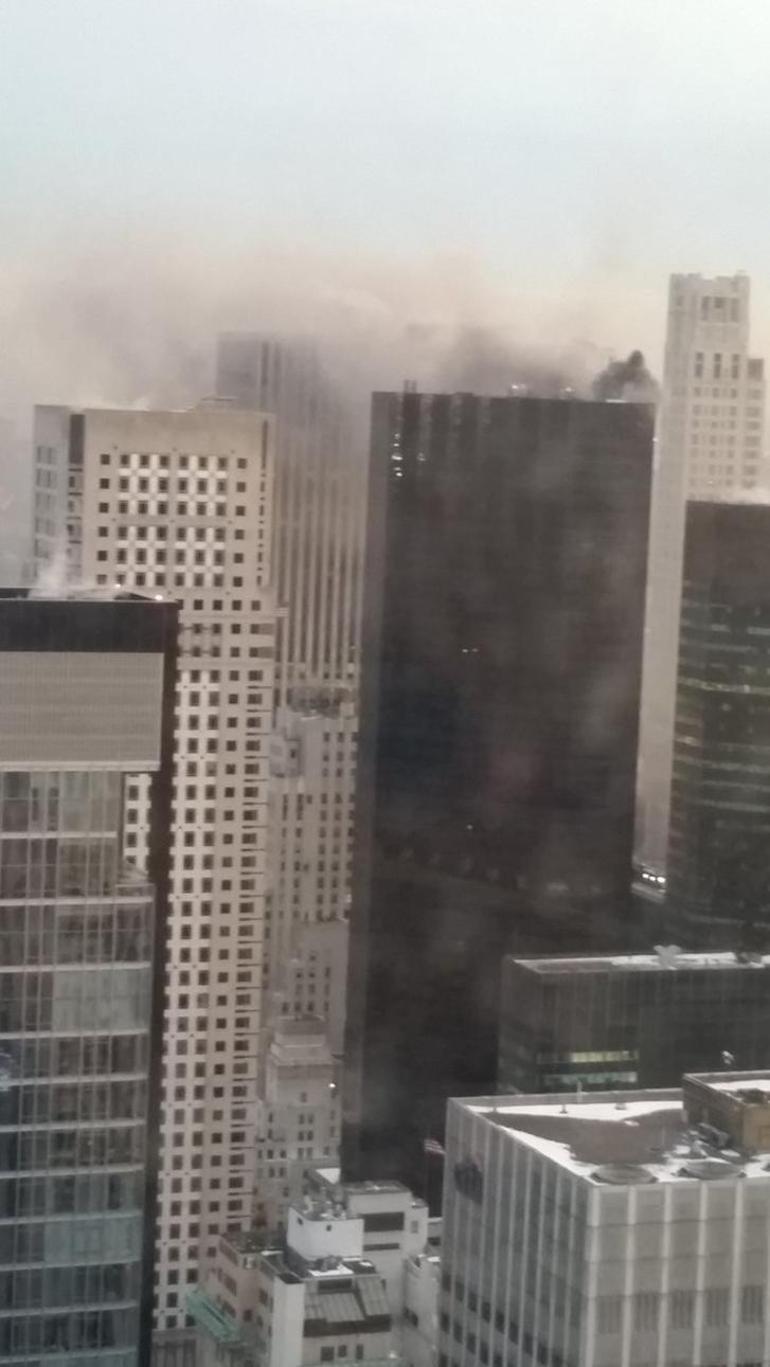 Son dakika: New Yorktaki Trump Towersta yangın çıktı