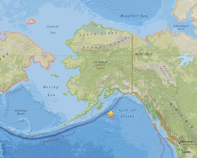 Son dakika: Alaskada 7,9 büyüklüğünde deprem Tsunami alarmı verildi