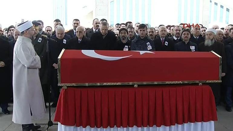 Erdoğan ve Kılıçdaroğlu şehidin cenazesinde yan yana geldi