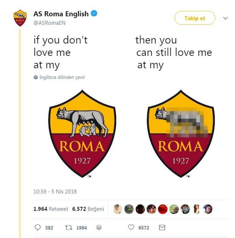 Roma maçında yok artık dedirten sansür