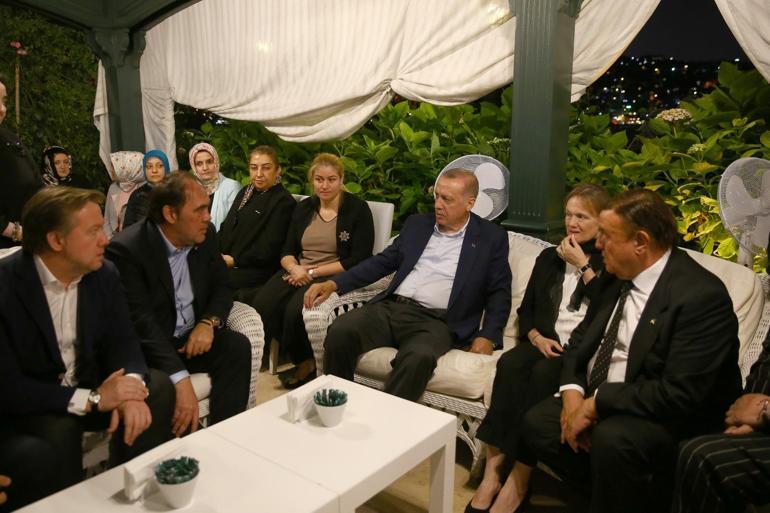 Cumhurbaşkanı Erdoğandan Demirören ailesine başsağlığı ziyareti