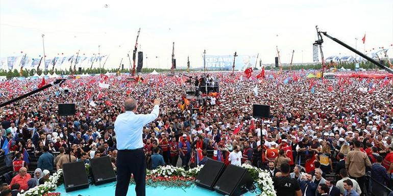 AK Partinin ‘Büyük İstanbul Mitinginde Cumhurbaşkanı Erdoğandan önemli mesajlar