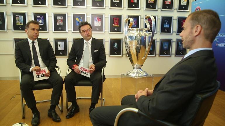 UEFA Başkanı Aleksander Ceferin CNN TÜRKte soruları yanıtladı