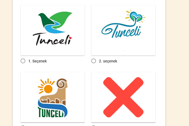 Tuncelide kent logosu yarışmasında 3 eser halk oylamasına sunuldu