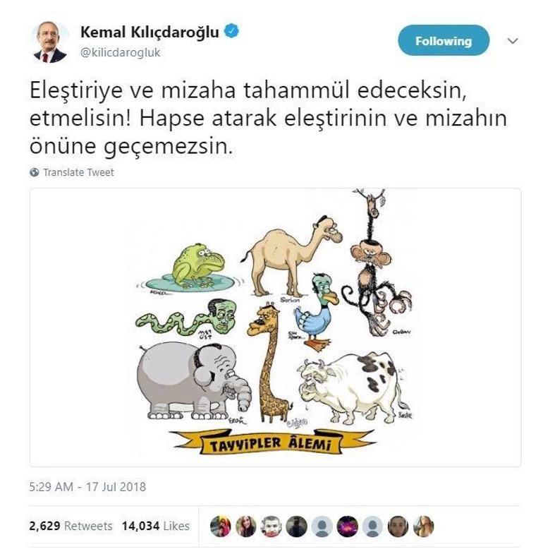 Kılıçdaroğluna o paylaşımından dolayı soruşturma açıldı