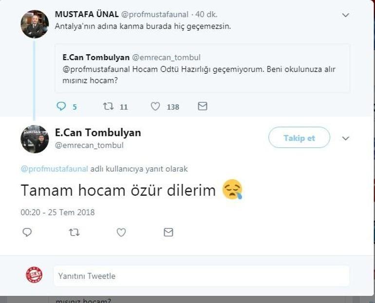 ODTÜ’lü öğrencinin isteğine rektörden ilginç cevap