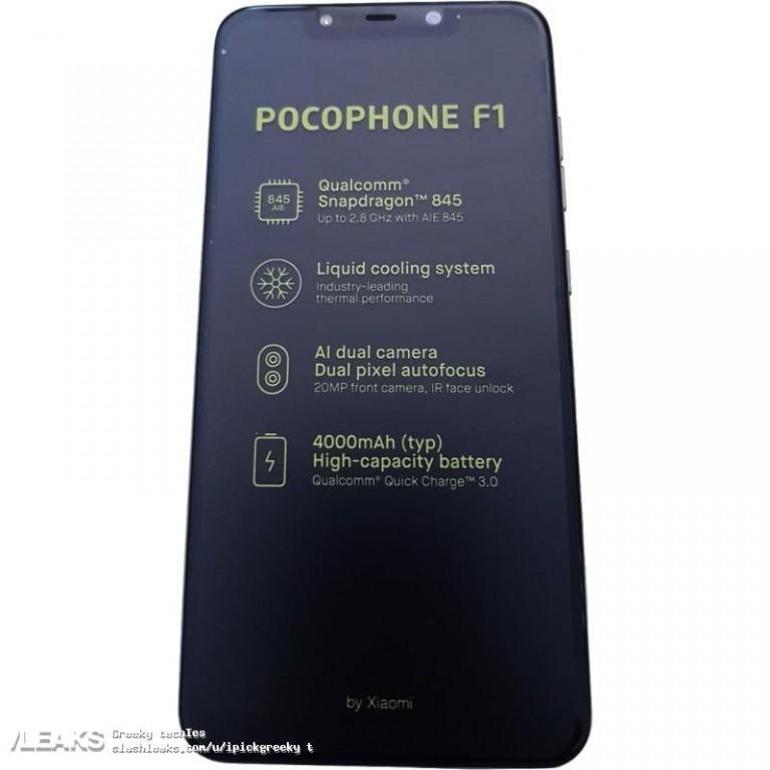 Xiaomi Pocophone F1’in yeni görüntüleri sızdırıldı