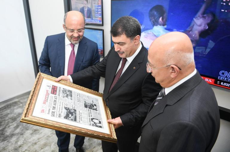 İstanbul Valisi Şahin Demirören Medya Centerı ziyaret etti