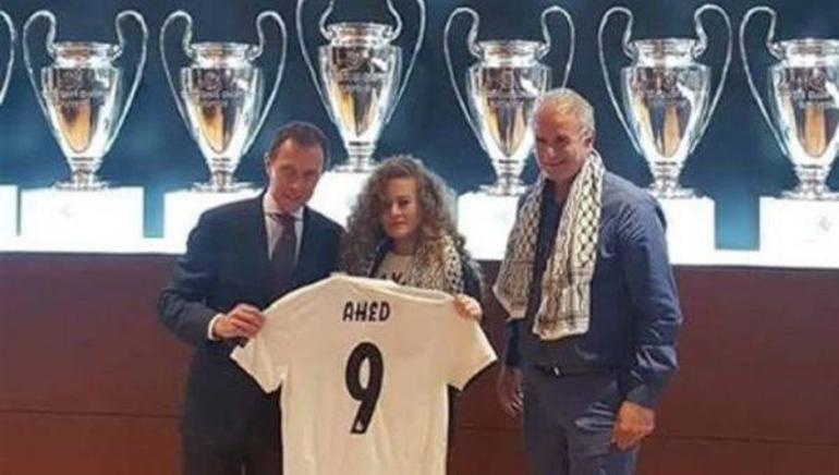 Real Madridden Filistinli cesur kıza forma
