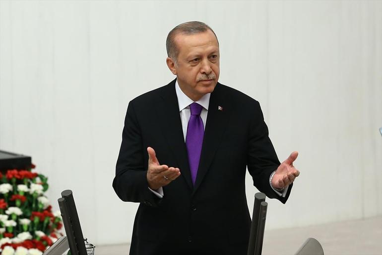 Cumhurbaşkanı Erdoğan TBMM açılış töreninde konuştu