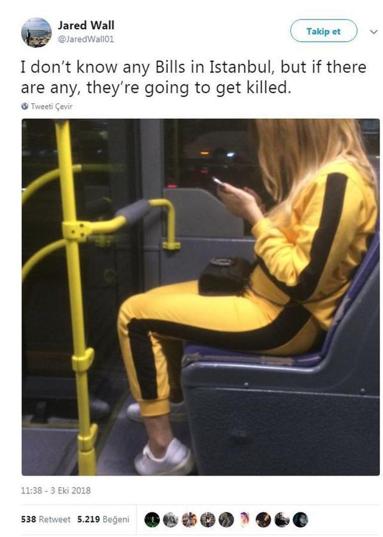 Kill Billin Gelini metrobüste