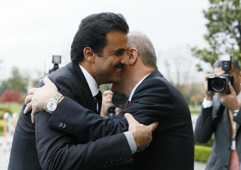 Son dakika: Cumhurbaşkanı Erdoğan, Katar Emiri ile bir araya geldi