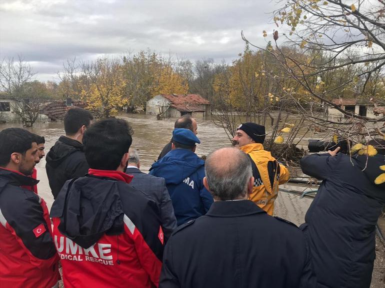 Edirnede sel can aldı