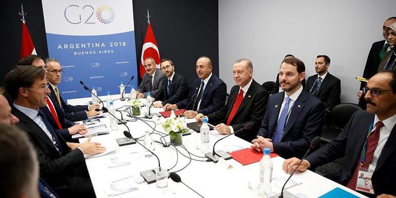 Erdoğan G20 Zirvesinde Trumpla görüştü