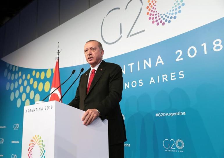 Cumhurbaşkanı Erdoğandan G20 değerlendirmesi