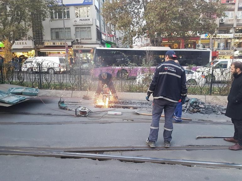 Kabataş-Bağcılar Tramvay Hattındaki arıza giderildi