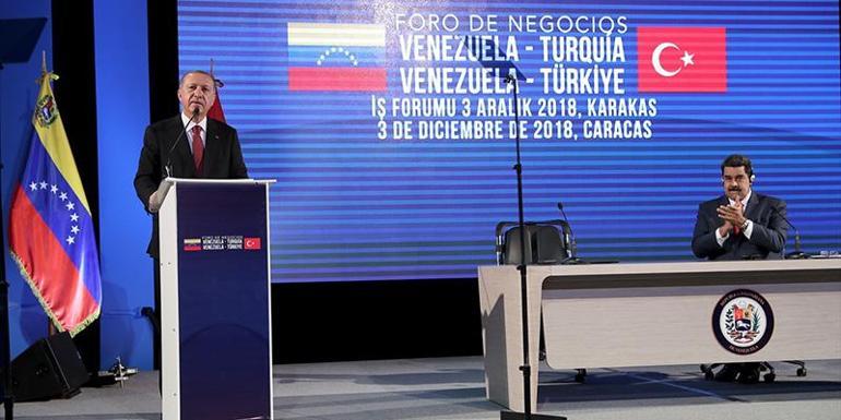 Erdoğan Venezuelada: Bürokratik oligarşiye fırsat vermememiz lazım