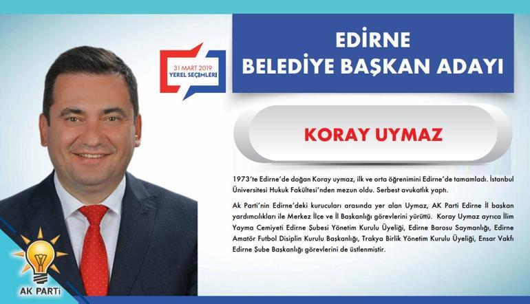 AK Parti Edirne Belediye Başkan Adayı Koray Uymaz oldu Koray Uymaz kimdir