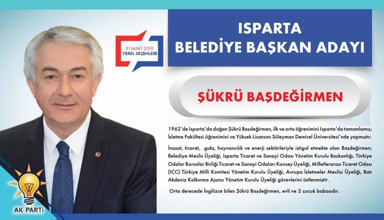 AK Parti Isparta Belediye Başkan Adayı Şükrü Başdeğirmen oldu Şükrü Başdeğirmen kimdir