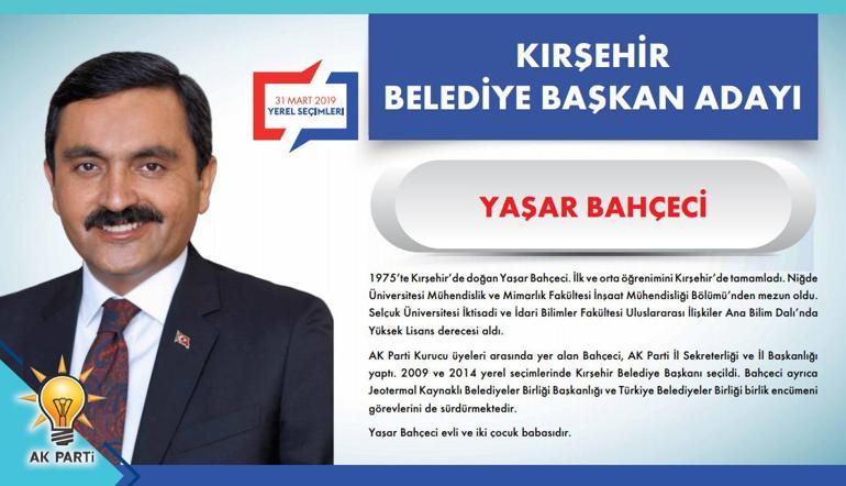 AK Parti Kırşehir Belediye Başkan Adayı Yaşar Bahçeci oldu Yaşar Bahçeci kimdir