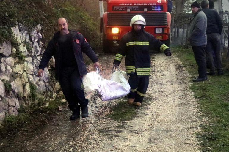 Düzcede çıkan yangında 3 çocuk hayatını kaybetti