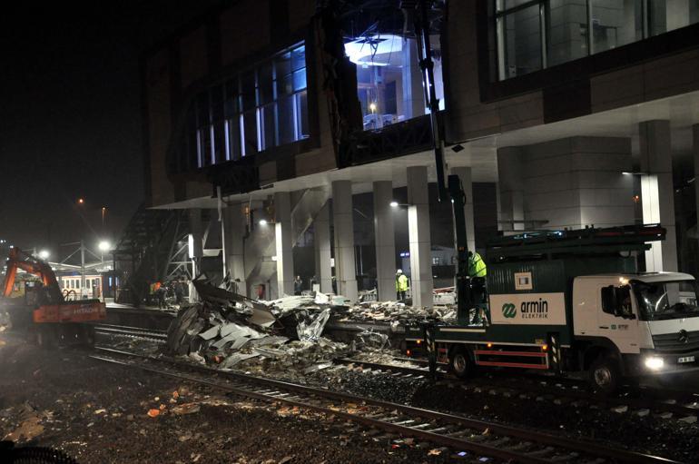 Tren kazasının görüntüleri ortaya çıktı
