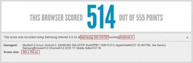 Galaxy S10 ailesi HTML 5 testini geçti