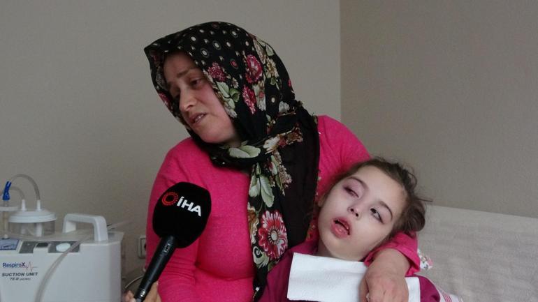 Zeytin çekirdeği 9 yaşındaki Ela Nuru felç etti