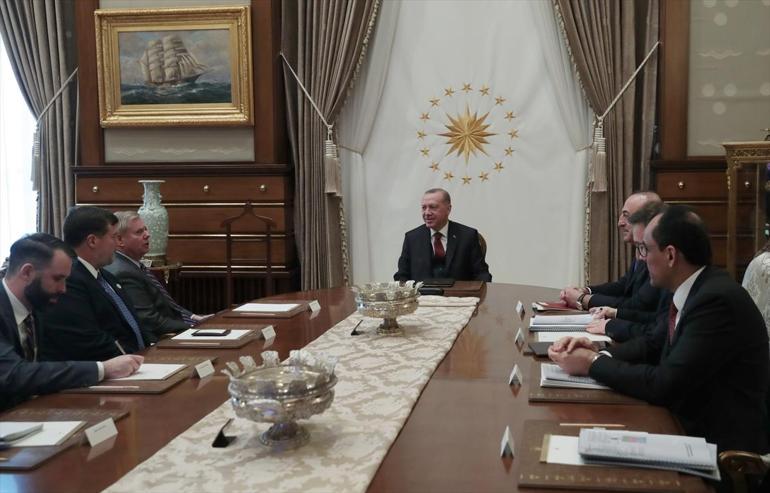 Son dakika... Cumhurbaşkanı Erdoğan, ABDli senatör Grahamla görüştü