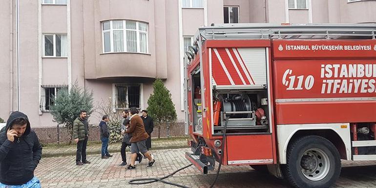 Bahçeşehirde yangın 1 kişi hayatını kaybetti
