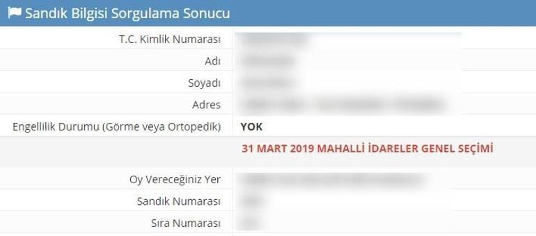 YSK sandık sorgulama nasıl yapılır (Nerede oy kullanacağım 2019)