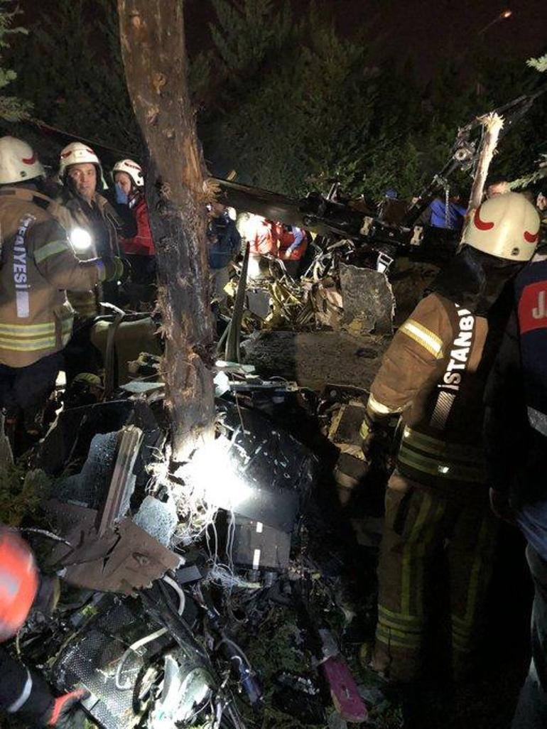 Son Dakika... İstanbulda askeri helikopter düştü: 4 şehit