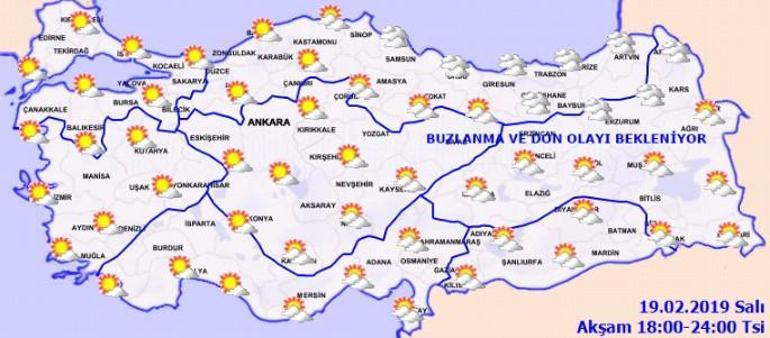 Meteorolojiden İstanbul, Ankara, İzmir hava durumu verileri