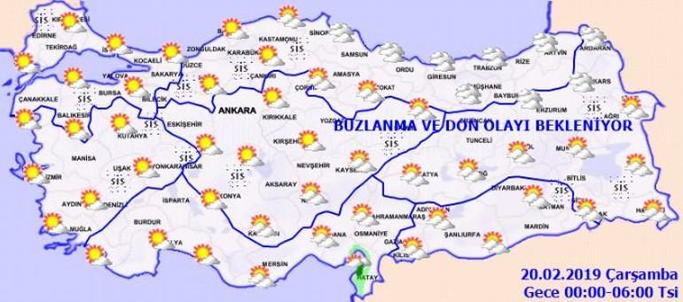 Meteorolojiden İstanbul, Ankara, İzmir hava durumu verileri
