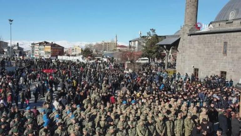 Afrin şehidi Erzurum’da son yolculuğuna uğurlandı