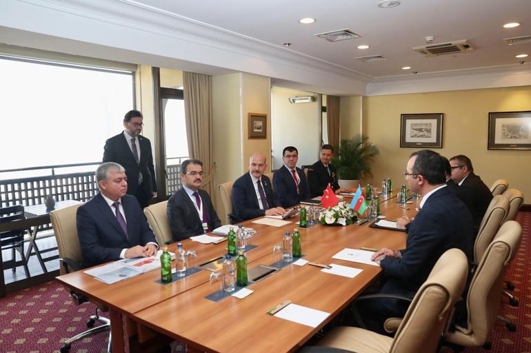İçişleri Bakanı Soylu, Azeri mevkidaşıyla görüştü