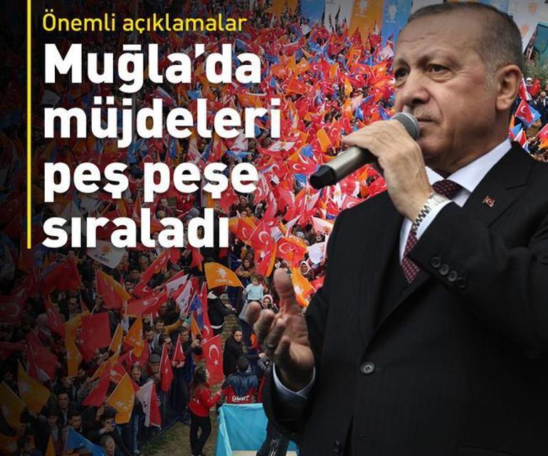 Cumhurbaşkanı Erdoğan Fethiyede: 31 Mart, milletimizin bu zihniyetle de hesaplaşma günü olacaktır
