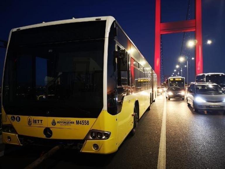 İstanbulda maraton alarmı Metrobüs, tramvay ve vapur seferlerine düzenleme